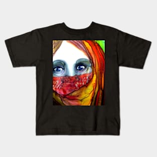 mystery woman Kids T-Shirt